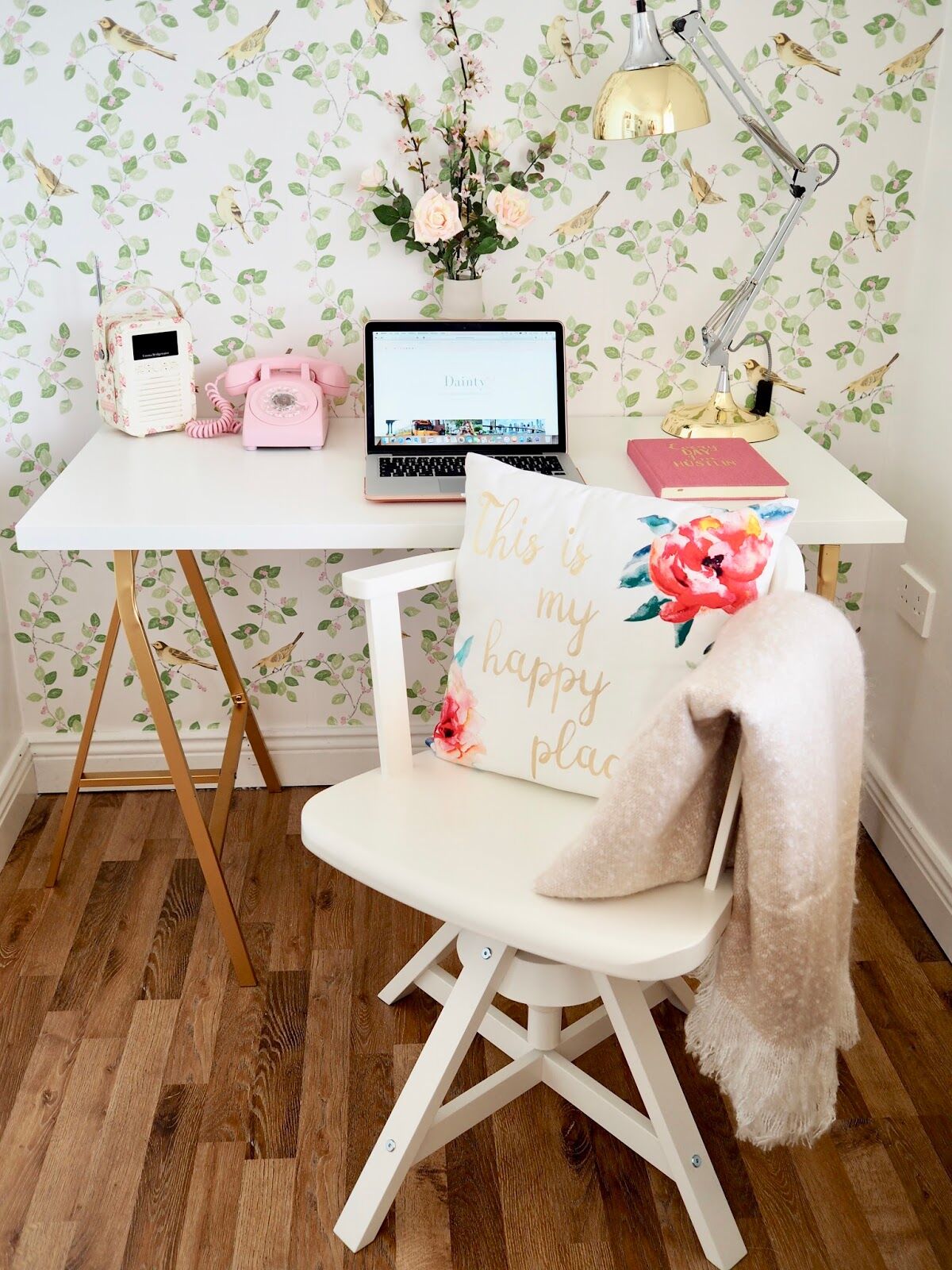 Ikea desk hack, Desk DIY for under €50 - Dainty Dress Diaries