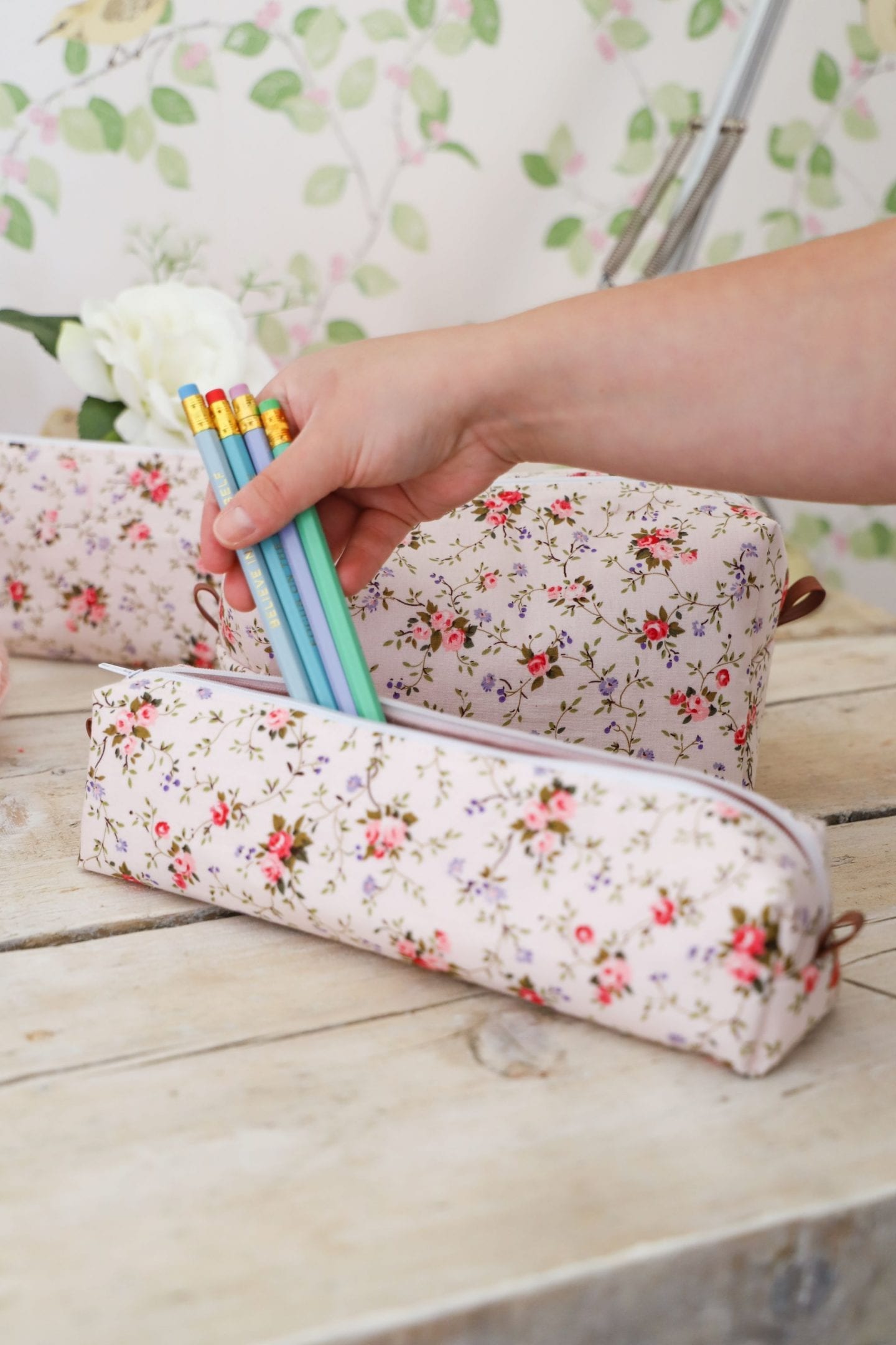 How to make a pencil case Dainty Dress Diaries