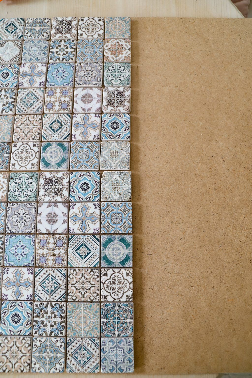 Easy DIY Ikea tiled table inspired by Tik Tok - Dainty Dress Diaries
